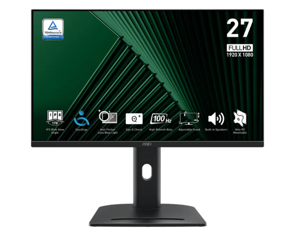 Монитор MSI Pro MP275PG, 27" IPS FHD 100Hz