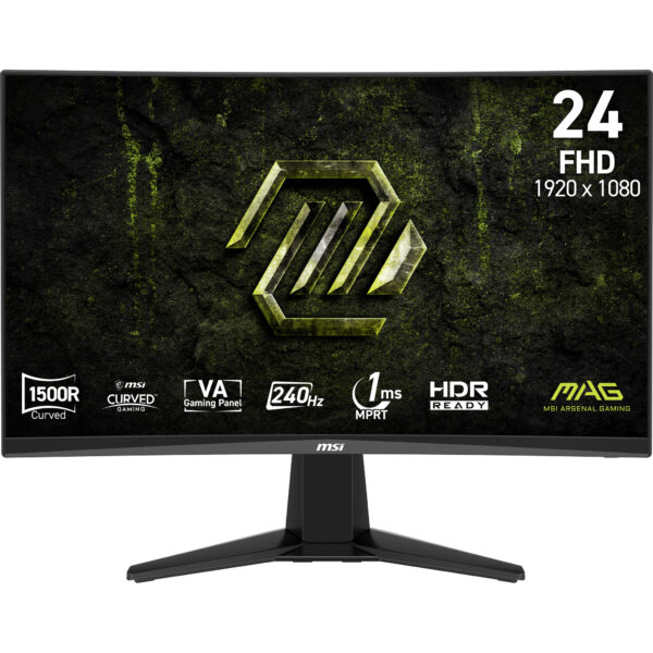 Монитор MSI MAG 245C X24, 23.6" Curved VA FHD 240Hz