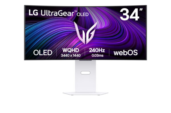 Монитор LG UltraGear 34GX90SA-W, 34" Curved IPS, 3440x1440 240Hz