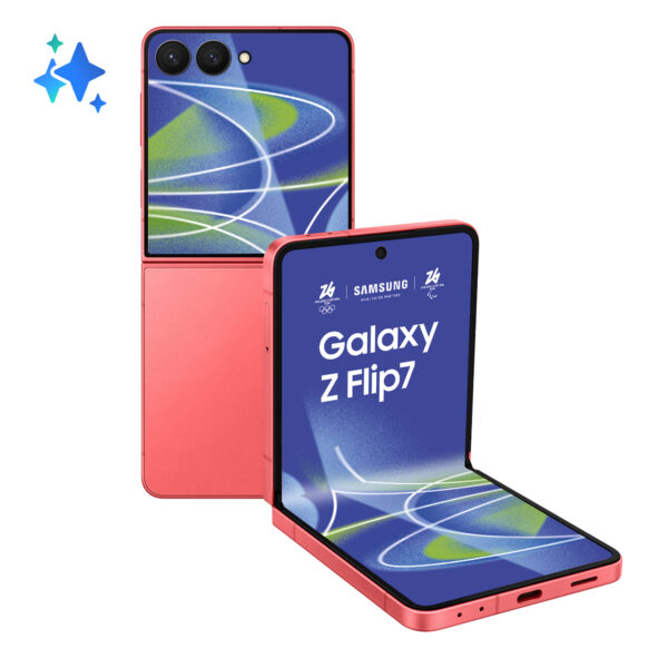 Смартфон Samsung Galaxy Flip 7, 512 GB, коралово червен