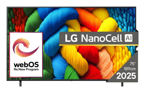 Телевизор LG 75NANO80A3B, 75" NanoCell 4K Smart TV