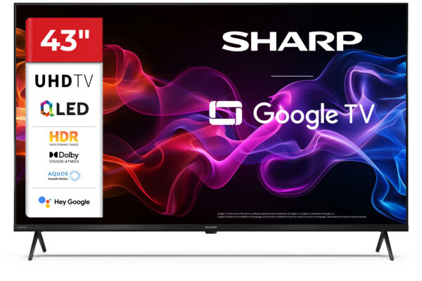 Телевизор Sharp 43HP5265E, 43" QLED 4K Smart