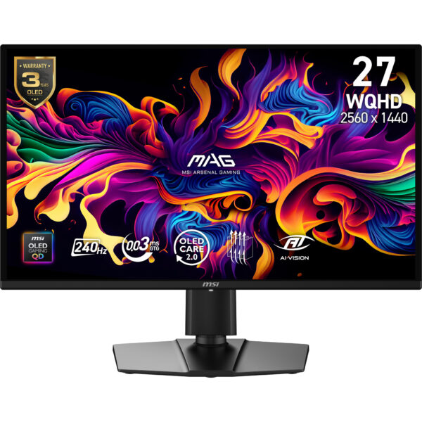 Монитор MSI MAG 274QP, 26.5" OLED, 2560x1440 240Hz