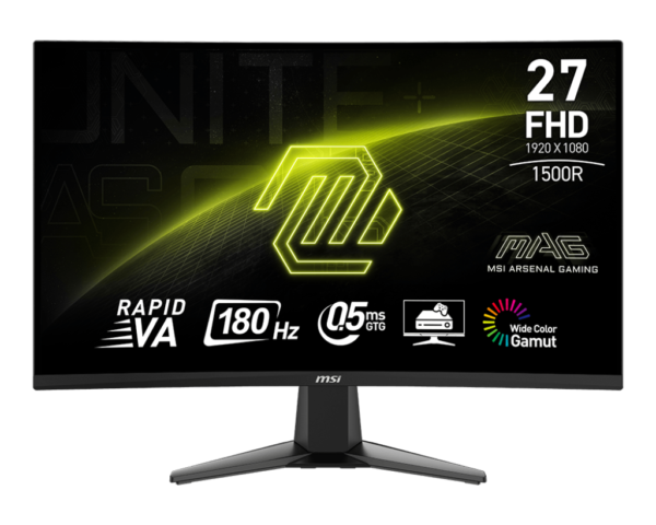 Монитор MSI MAG 27C6F, 27" VA FHD 180Hz