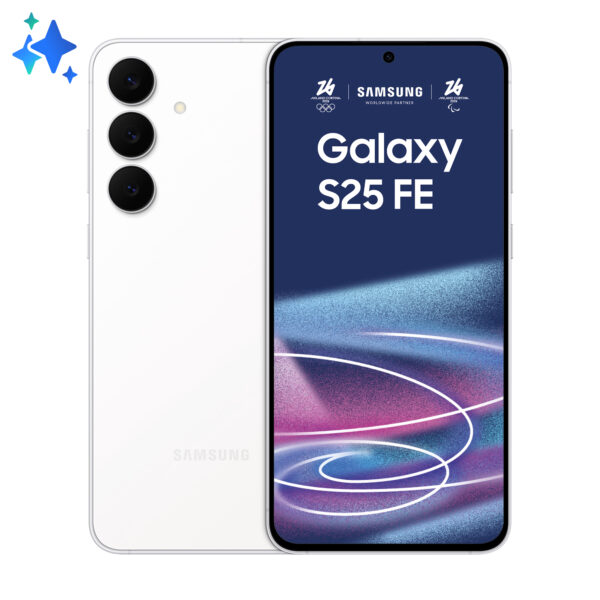 Смартфон Samsung Galaxy S25 FE, 256 GB, бял