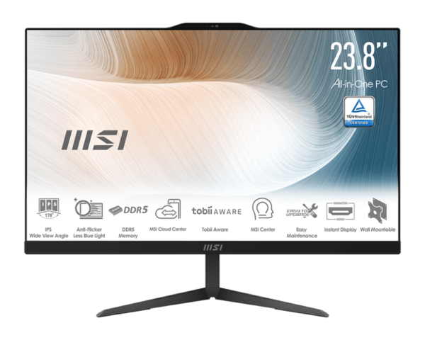 Моноблок MSI Modern AM242, 24" FHD, Core 3, 8GB/256GB