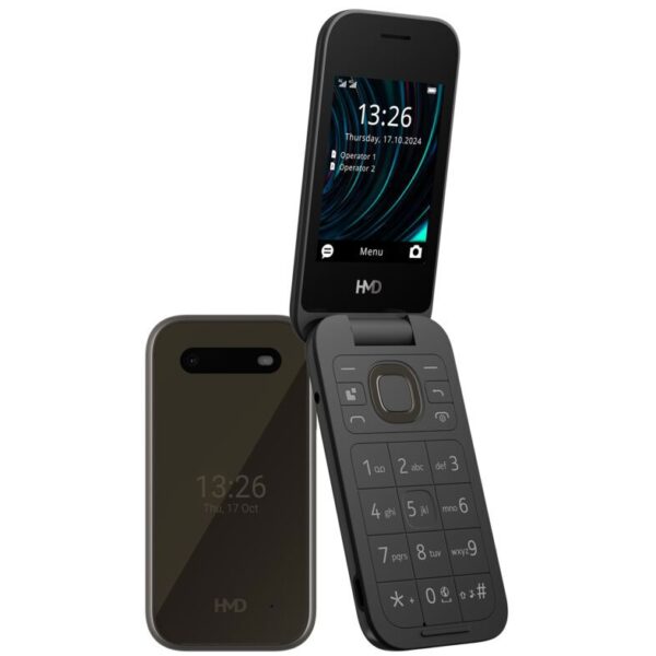 Телефон HMD 2660 Flip, черен