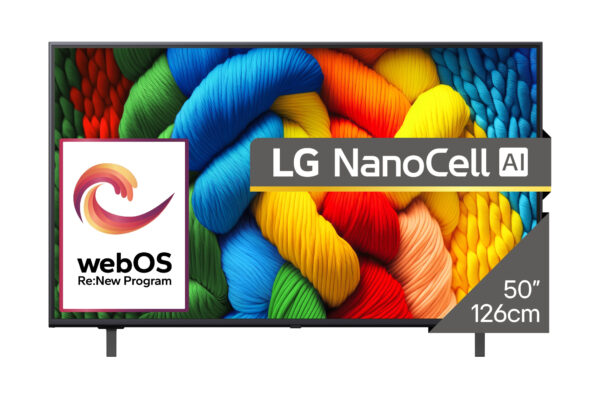 Телевизор LG 50NANO80A3B, 50" 4K NanoCell, webOS 25 Smart