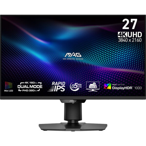 Монитор MSI MAG 274UPDF, 27" Rapid IPS, 3840x2160 160Hz