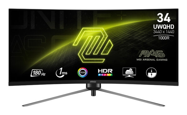 Монитор MSI MAG 345CQR, 34" VA, 3440x1440 180Hz