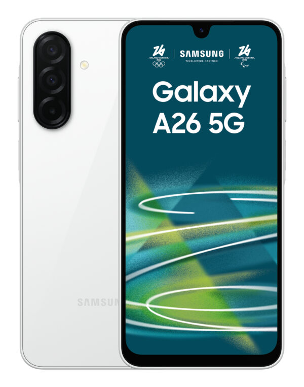 Смартфон Samsung Galaxy A26 5G, 128 GB, бял