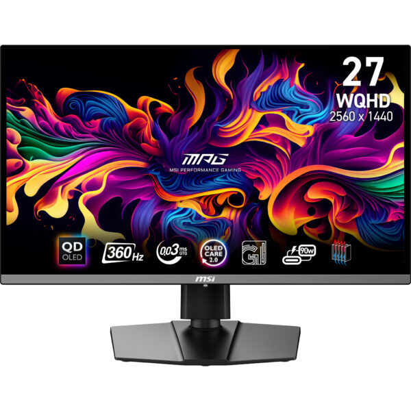 Монитор MSI MPG 271QRX, 26.5" QD-OLED, 2560x1440 360Hz