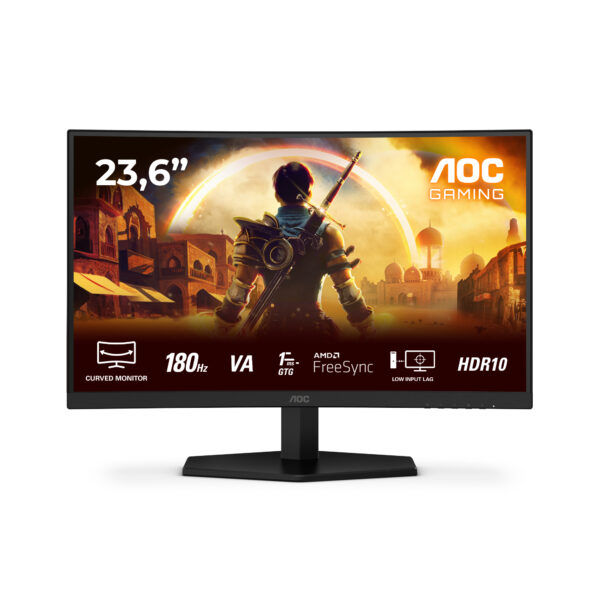 Монитор AOC C24G42E, 23.6" Curved VA FHD 180Hz