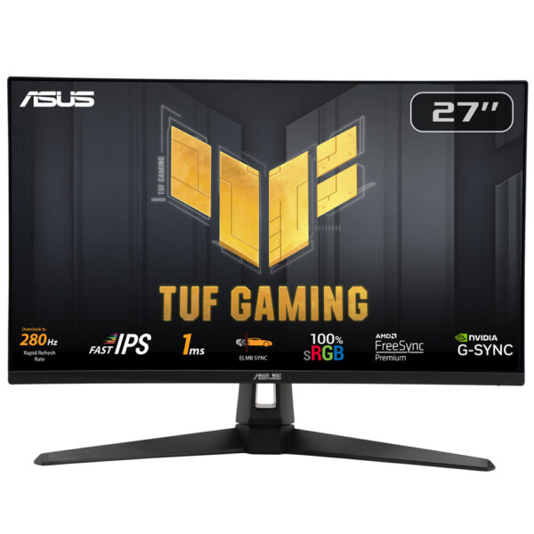 Монитор Asus TUF Gaming VG279QM1A, 27" Fast IPS FHD 280Hz