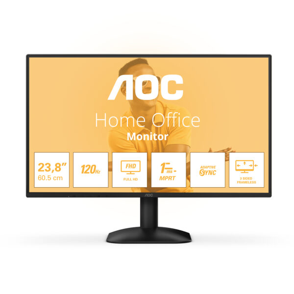 Монитор AOC 24B31H, 23.8" IPS FHD 120Hz