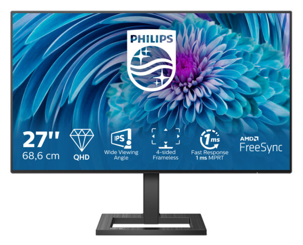 Монитор Philips 275E2FAE, 27" IPS QHD 75Hz