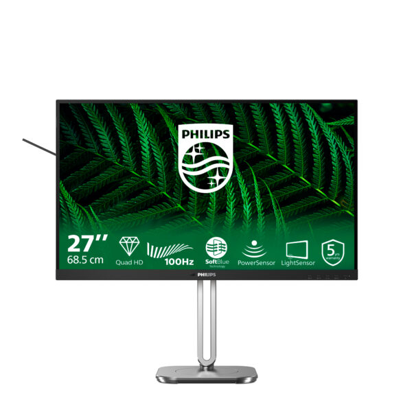 Монитор Philips 27B2G5500, 27" IPS QHD 100Hz