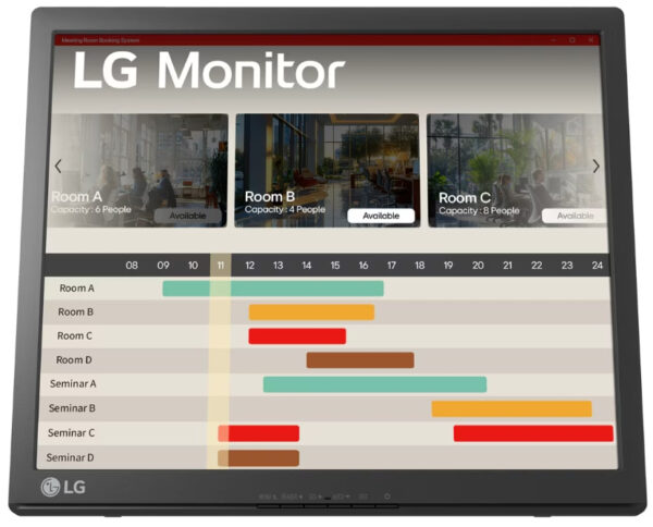 Монитор LG 17BR30T-B, 17" TN, сензорен, SXGA
