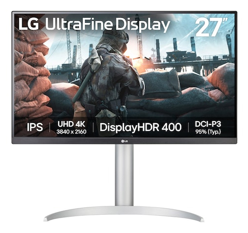 Монитор LG 27UP650K-W, 27" 4K UHD IPS, DCI-P3 95%