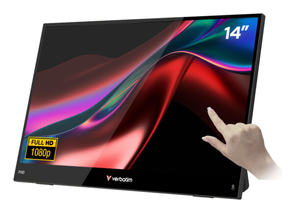 Монитор Verbatim Portable LIGHT, 14" IPS Touch FHD