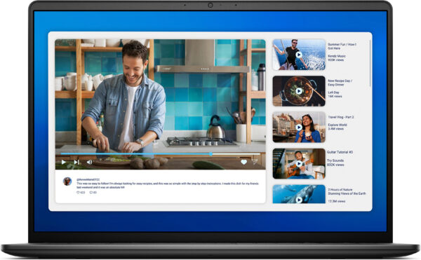Лаптоп Dell 16, 16" 300nits, Core 5 120U, 16GB/512GB