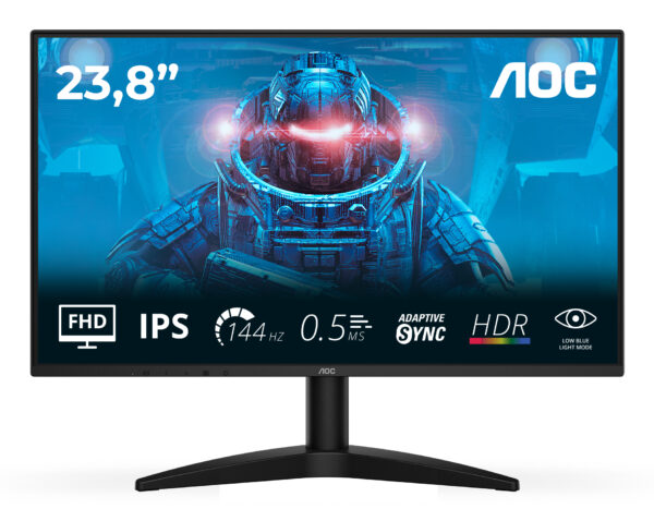 Монитор AOC 24B36X, 23.8" IPS, 1920x1080 144Hz