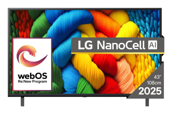 Телевизор LG 43NANO80A3B, 43" Nano Cell 4K Smart