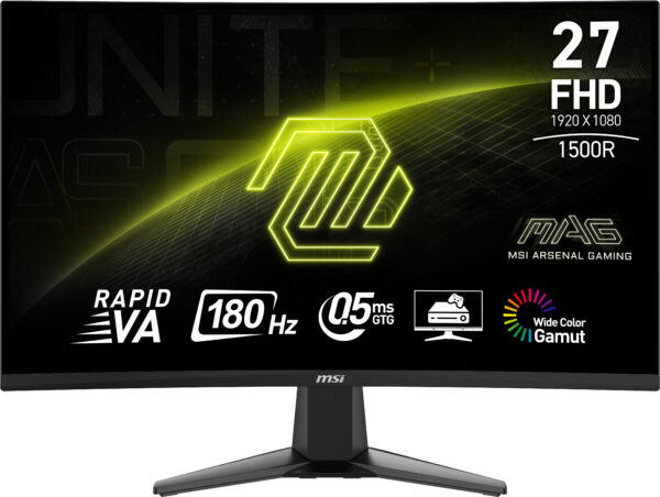 Монитор MSI MAG 27C6F, 27" Curved VA, 1920x1080 180Hz