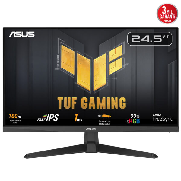 Монитор Asus TUF Gaming VG259Q3A, 24.5" IPS, 1920x1080 180Hz