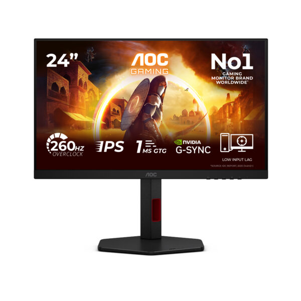 Монитор AOC 24G4ZR, 23.8" IPS, 1920x1080 260Hz