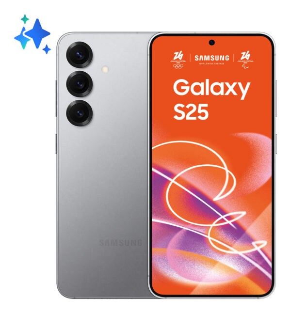 Смартфон Samsung Galaxy S25, 128 GB, сребрист