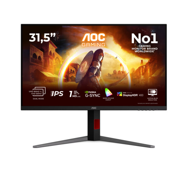 Монитор AOC U32G4U, 31.5" Fast IPS, 3840x2160 160Hz