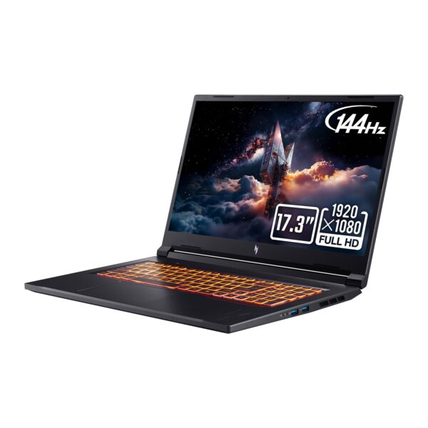 Лаптоп Acer Nitro V17, 17.3" 144Hz, Ryzen 7, 16GB/1TB, RTX 4050
