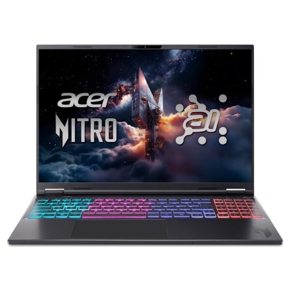 Лаптоп Acer Nitro 16S AI, 16" WQXGA 180Hz, Ryzen AI 7, 16GB/1TB, RTX 5070