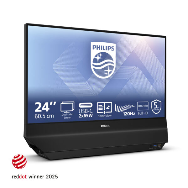 Монитор Philips 24B2D5300, 2x23.8" IPS, 1920x1080 120Hz