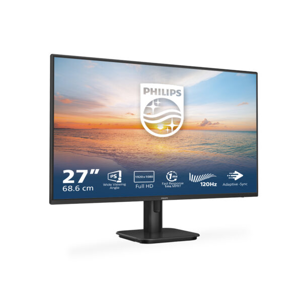 Монитор Philips 27E1N1100A, 27" IPS, 1920x1080 100Hz