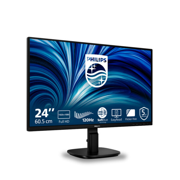 Монитор Philips 24B2N2200, 23.8" IPS, 1920x1080 120Hz
